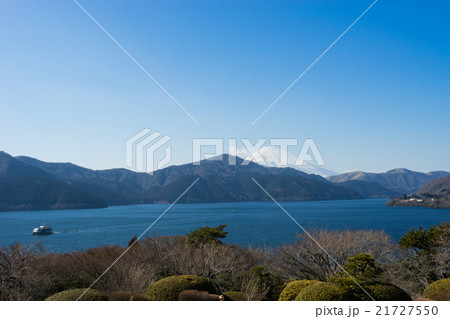 芦ノ湖畔から見た富士山 芦ノ湖畔から見た富士山 21727550
