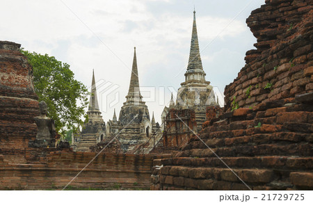 Phrasisanpeth temple in Ayutthaya  Thailand 21729725