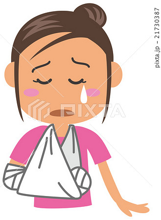 ケガ　女性　腕 21730387