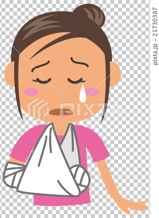 ケガ　女性　腕 21730387