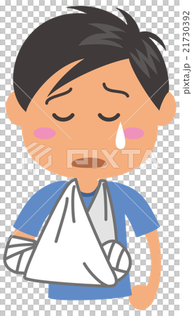 ケガ　男性　腕 21730392