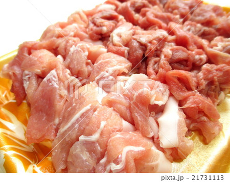 国産のしゃぶしゃぶ用豚モモ肉 21731113