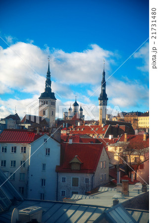 View over the Old Town of Tallinn 21731480