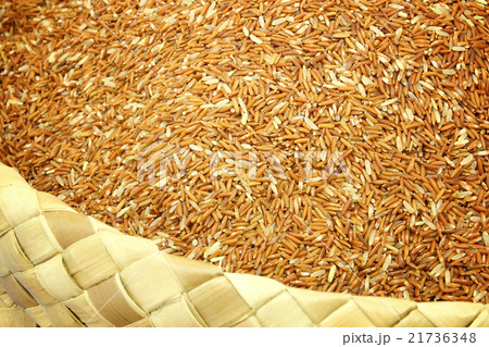 Jasmine Brown Rice on basket 21736348