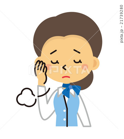 スタッフ　女性　CA　受付嬢【三頭身・シリーズ】 21739280