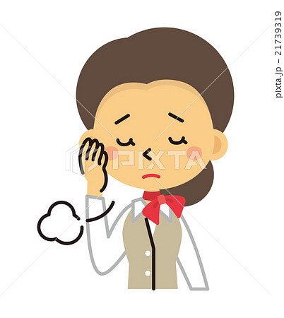 スタッフ　女性　CA　受付嬢【三頭身・シリーズ】 21739319