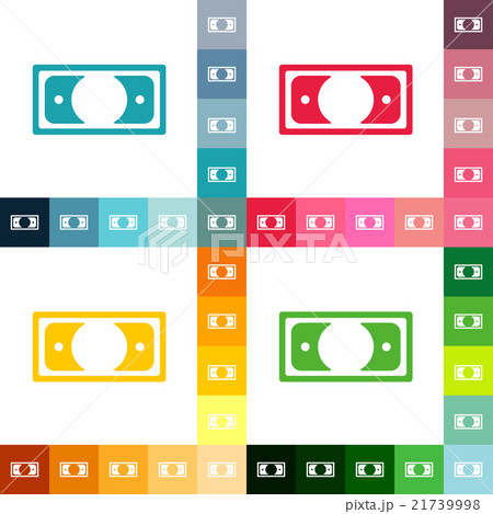 flat icon banknote business theme 21739998