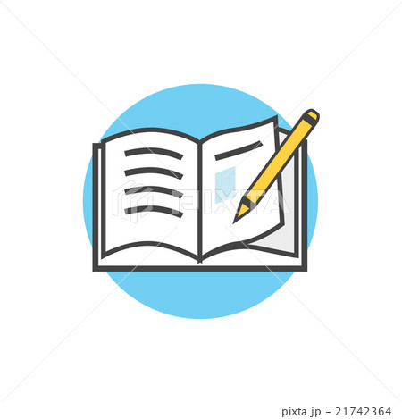Back to School Icon Book and Pencil Back to School Icon Book and Pencil 21742364