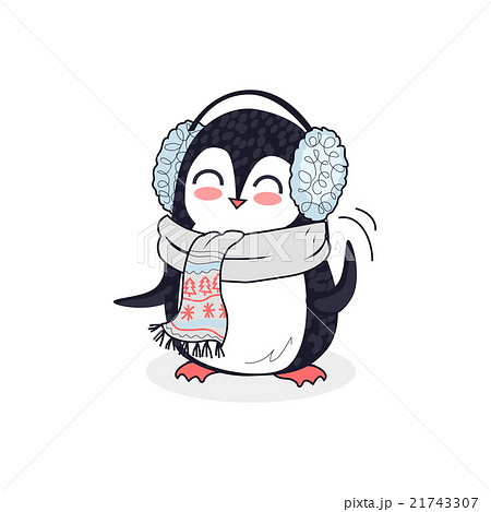 Animal Pinguin Design Flat 21743307