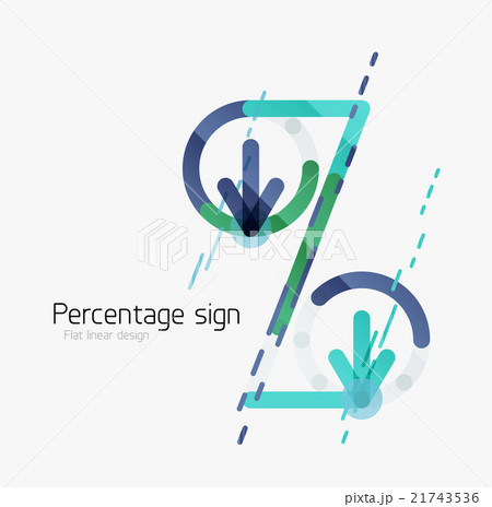 Percentage sign background 21743536
