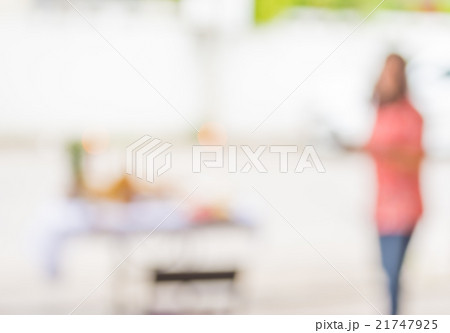 blur image of chinese new year food table  21747925