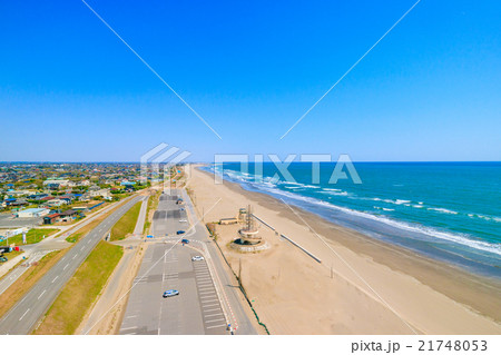 不動堂海水浴場付近を空撮 不動堂海水浴場付近を空撮 21748053
