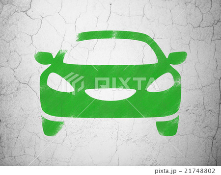 Travel concept: Car on wall background Travel concept: Car on wall background 21748802