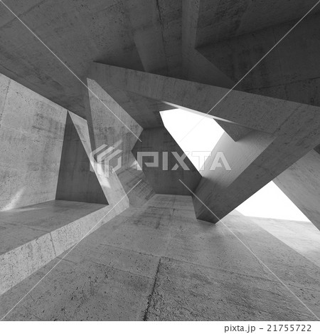 Abstract empty dark concrete interior 3 d Abstract empty dark concrete interior 3 d 21755722
