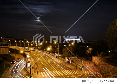 Warsaw National Stadium at night Warsaw National Stadium at night 21755768