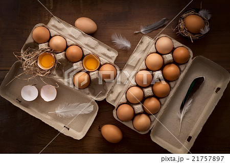 chicken eggs still life rustic food stylish 21757897