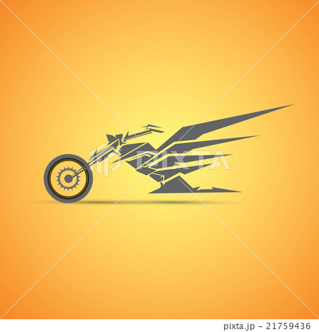 motorcycle label, badge. abstract motorcycle 21759436
