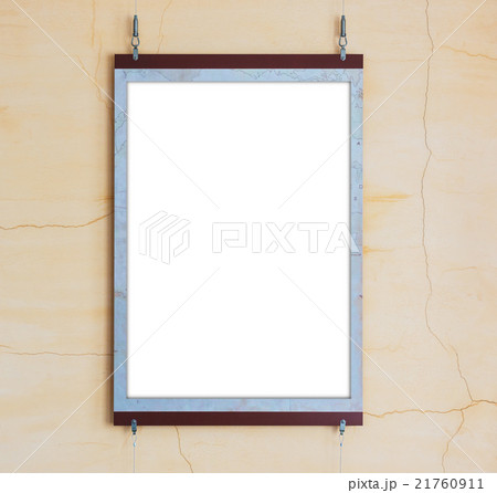 Blank signboard template for text on the wall. Blank signboard template for text on the wall. 21760911