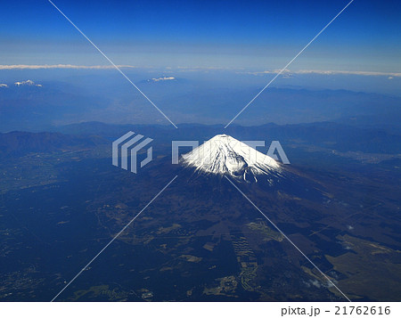 富士山 空撮 21762616