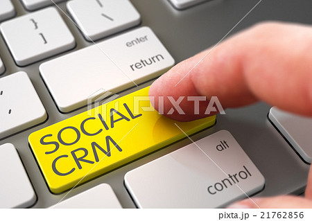 Social Crm - Slim Aluminum Keyboard Concept. Social Crm - Slim Aluminum Keyboard Concept. 21762856