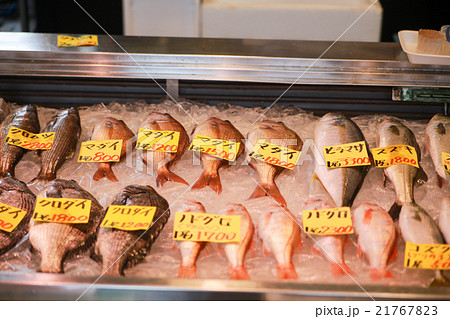 市場に並ぶ魚 市場に並ぶ魚 21767823