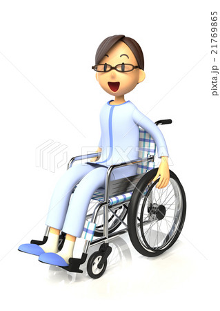 車椅子を使っている男性 21769865