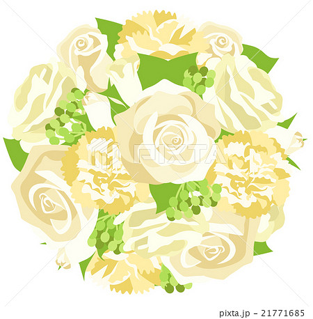 ラブリー結婚 花束 イラスト すべての美しい花の画像