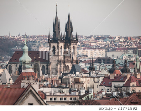 Prague Old Town with Church of Our Lady before Tyn 21771892