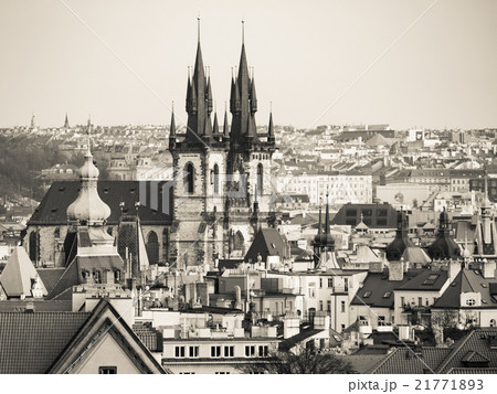 Prague Old Town with Church of Our Lady before Tyn 21771893