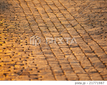 Cobblestone pavement in historial centre of city Cobblestone pavement in historial centre of city 21771987