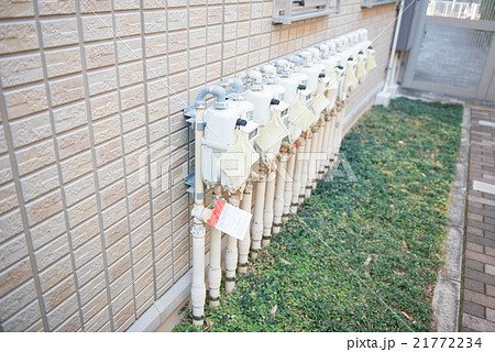 集合住宅のメーター 21772234