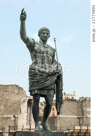 Caesar Augustus, ancient statue. Rome, Italy 21774892