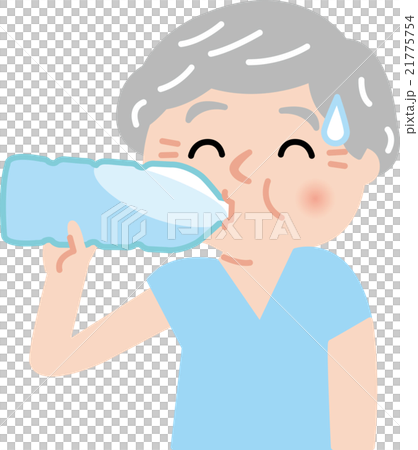 Senior heat stroke measures hydration supplement Salt supply 21775754