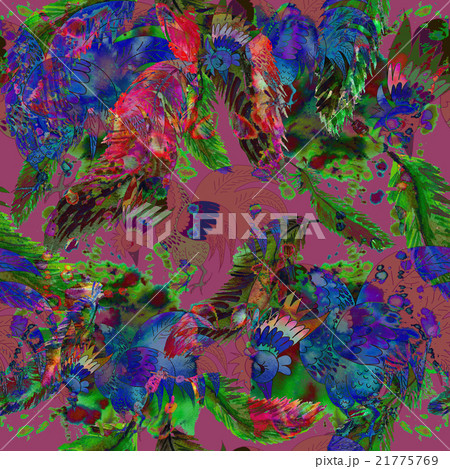 Hand drawn abstract colorful seamless pattern  21775769