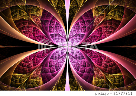 Abstract fractal fantasy magenta pattern Abstract fractal fantasy magenta pattern 21777311