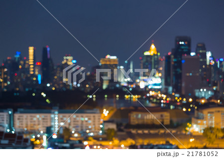 Blurred lights city downtown 21781052