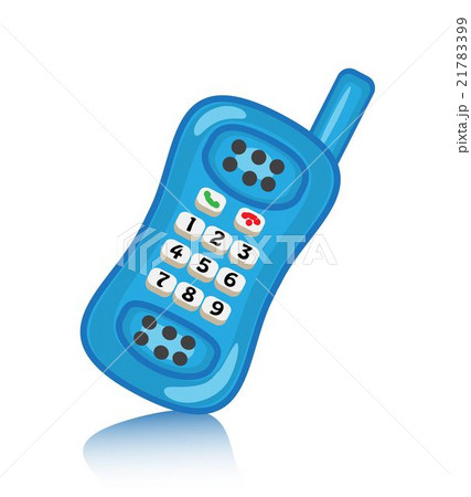 cartoon phone with buttons cartoon phone with buttons 21783399