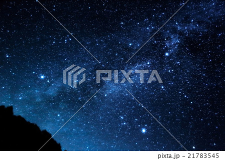 夏の大三角と天の川 21783545