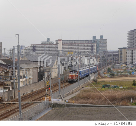 網干訓練 DD51プッシュプル+12系 土山-東加古川 網干訓練 DD51プッシュプル+12系 土山-東加古川 21784295