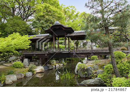 渉成園（印月池と回棹廊） 21784867
