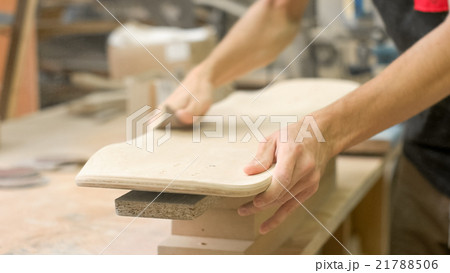 Making of Longboard Deck Making of Longboard Deck 21788506
