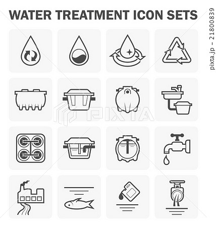 Water icon sets 21800839