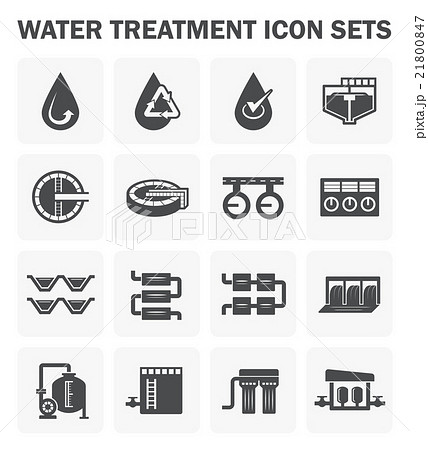 Water treatment icon 21800847