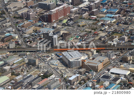 埼京線戸田駅付近を空撮 21800980