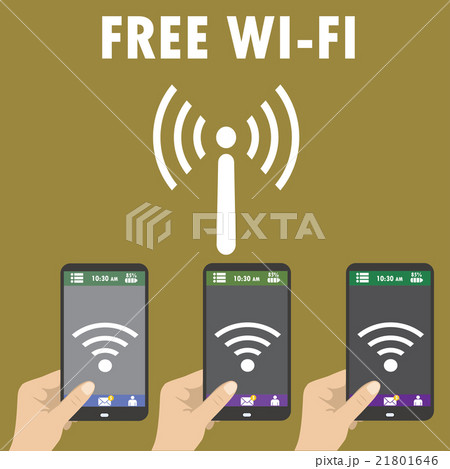 mobile shopping button, flat design. 21801646