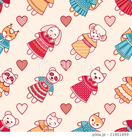 Animal. Seamless pattern. 21801899