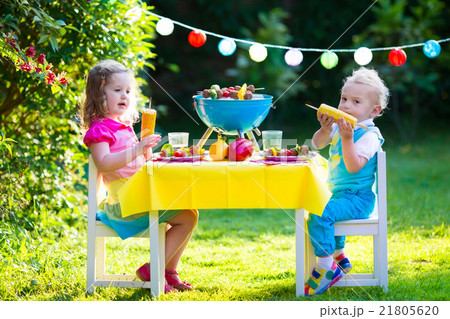 Garden grill party for kids Garden grill party for kids 21805620