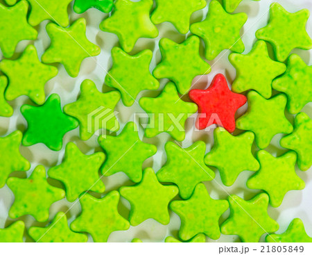 Isolate of Milk Tablet Candy colorful stars Isolate of Milk Tablet Candy colorful stars 21805849