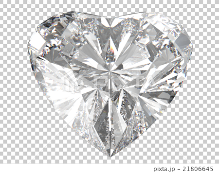 ハートダイヤモンド 背景透明 のイラスト素材