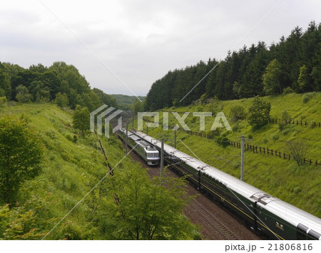 クリスタルエクスプレス+トワイライトエクスプレス 8002レ 上野幌-北広島 2 21806816